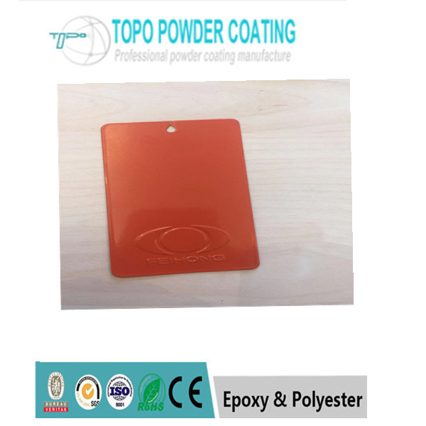 La mano commerciale della polvere del poliestere/colore arancio ha strutturato il cappotto della polvere