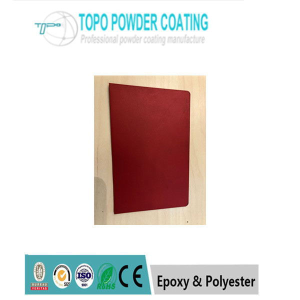 Polvere a resina epossidica elettrostatica lucida bassa del poliestere di colore rosso che ricopre RAL3011